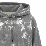 Close up of grey hoodies , showing texture of the cotton fabric