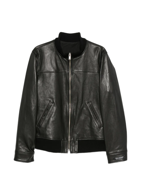 Black jacket, front view