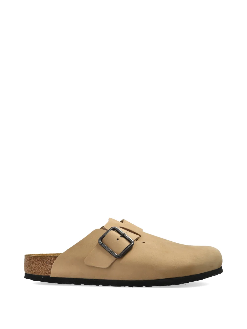 Tan sandals, front view