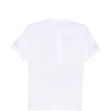 White t-shirt, back view