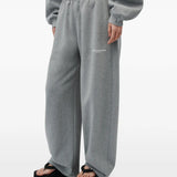 Grey pants, full body view