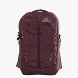 Burgundy bag, back view