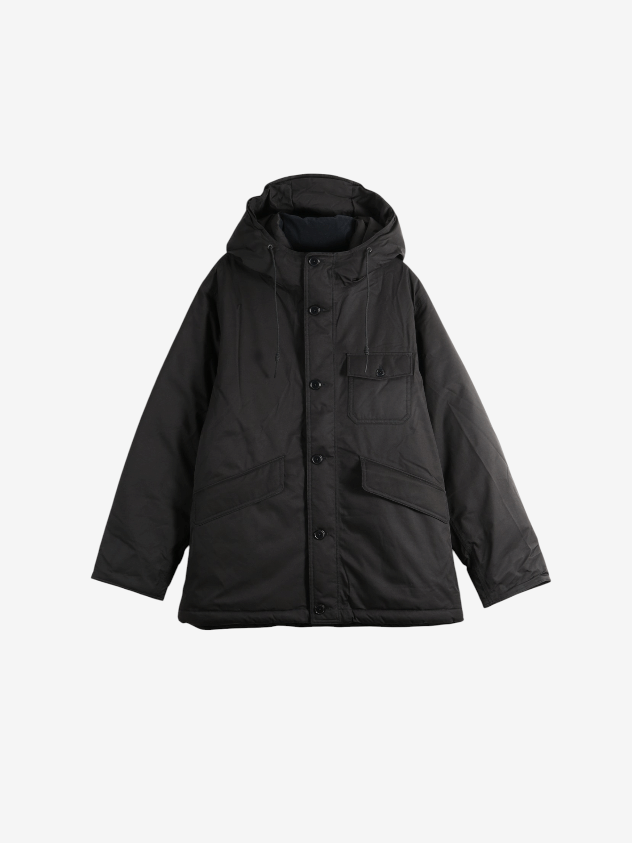 Black jacket, front view