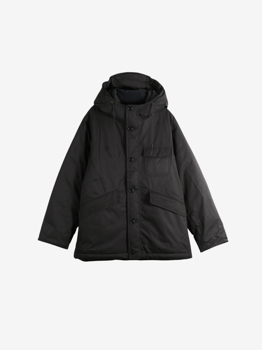 Black jacket, front view