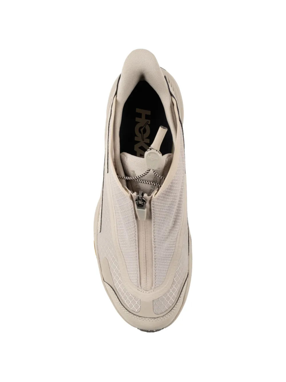 Tan shoes, front view