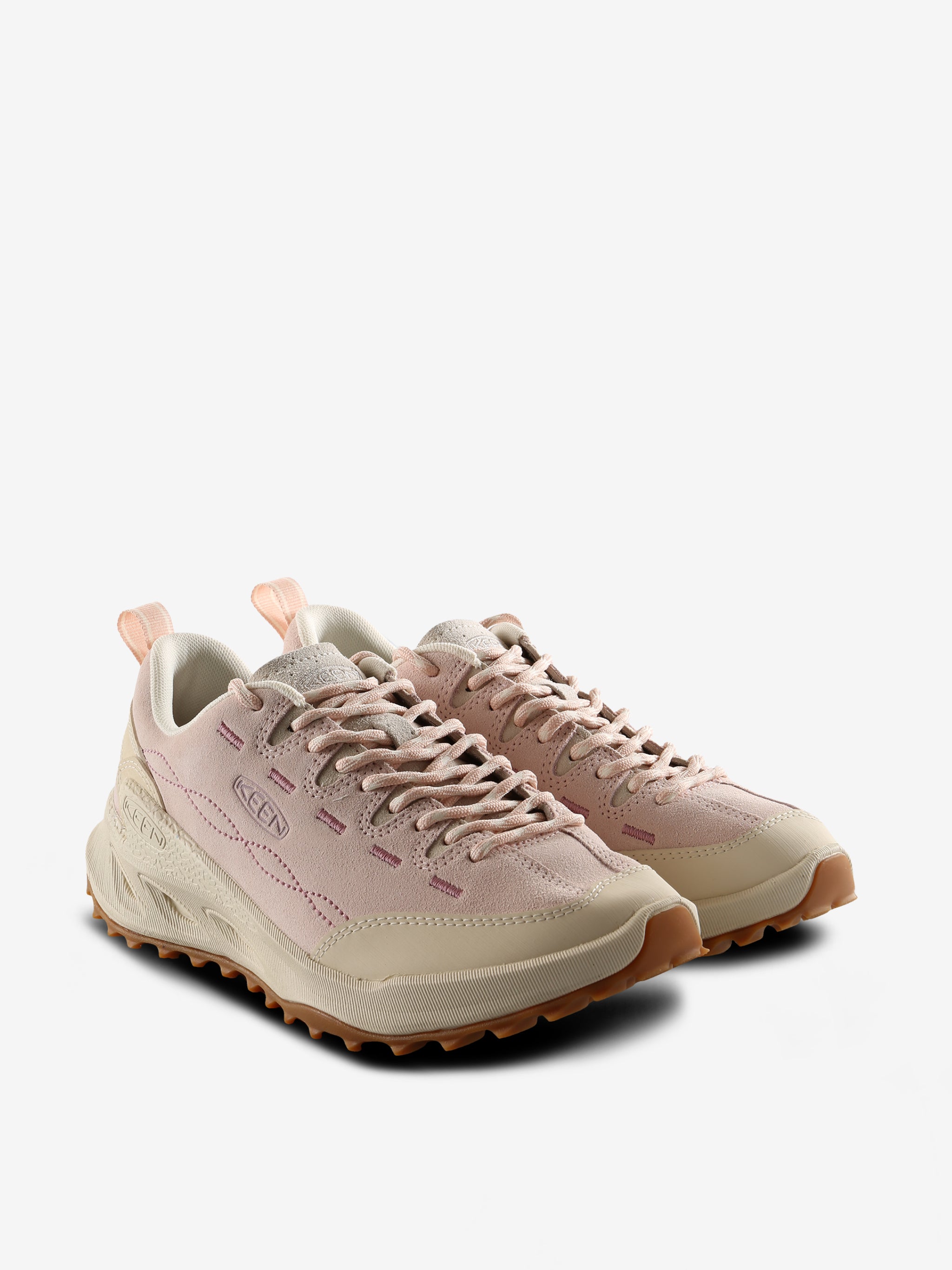 Pink sneaker,front view
