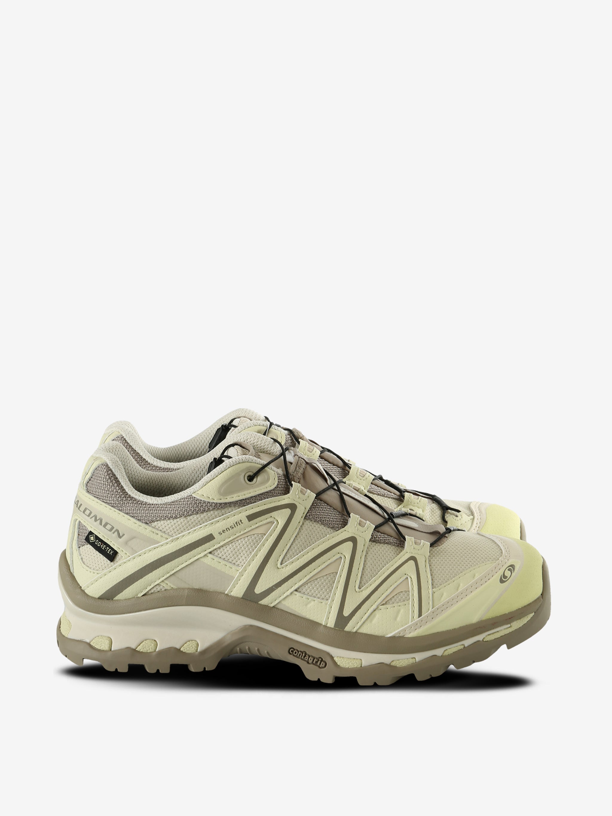 Yellow sneaker , front view