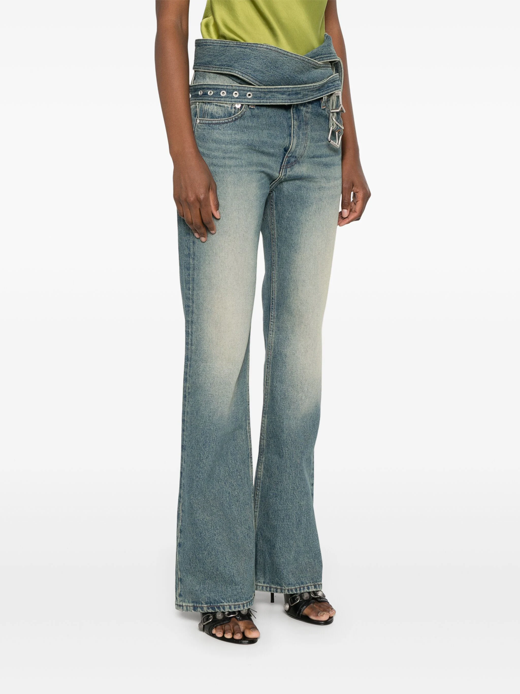 Y/PROJECT - Women Wrap Belt Jeans