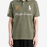 Green shirt, full body view