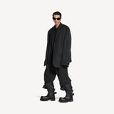 Black boot,full body view
