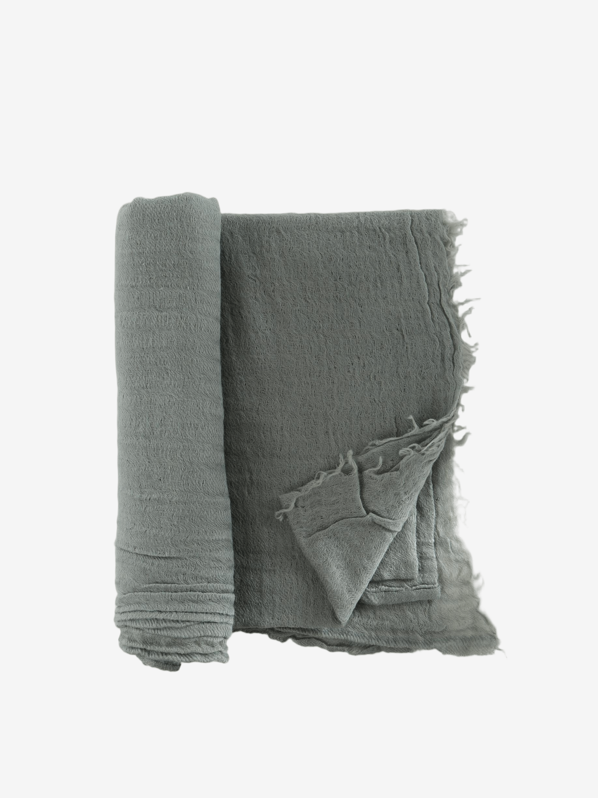 Grey scarf, front view