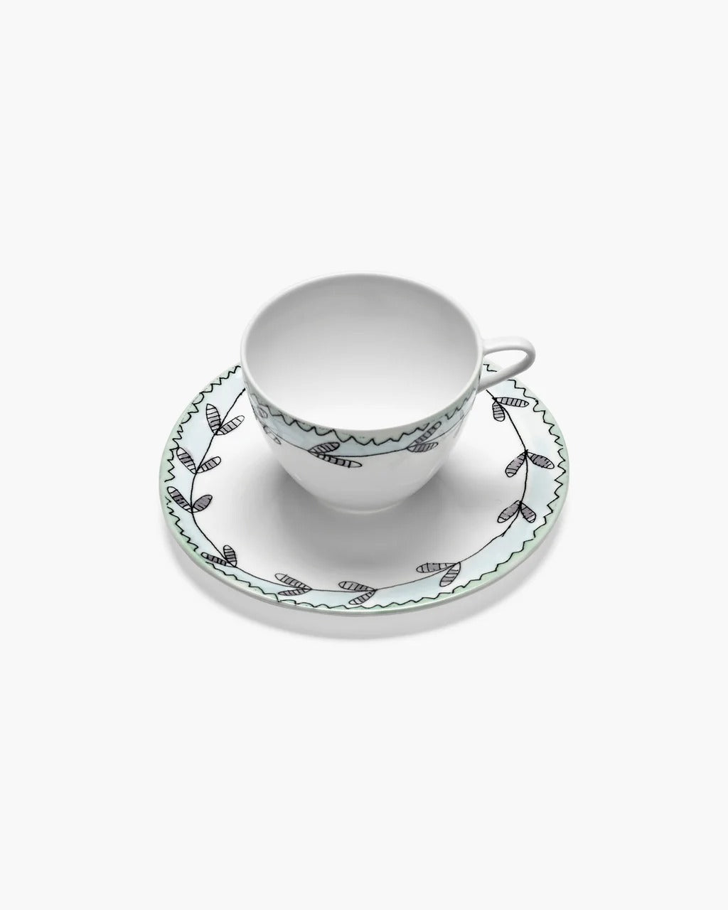 White cup, front view