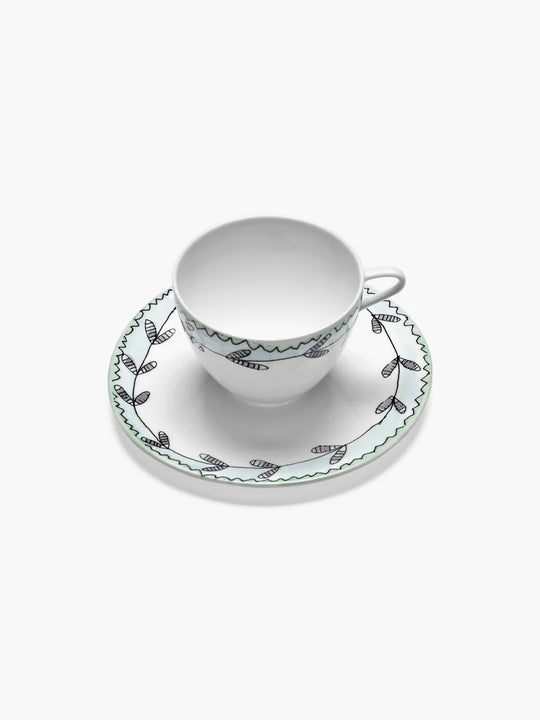 White cup, front view