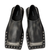 black shoes,top view