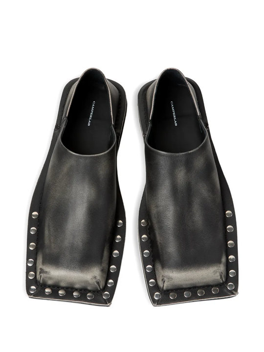 black shoes,top view