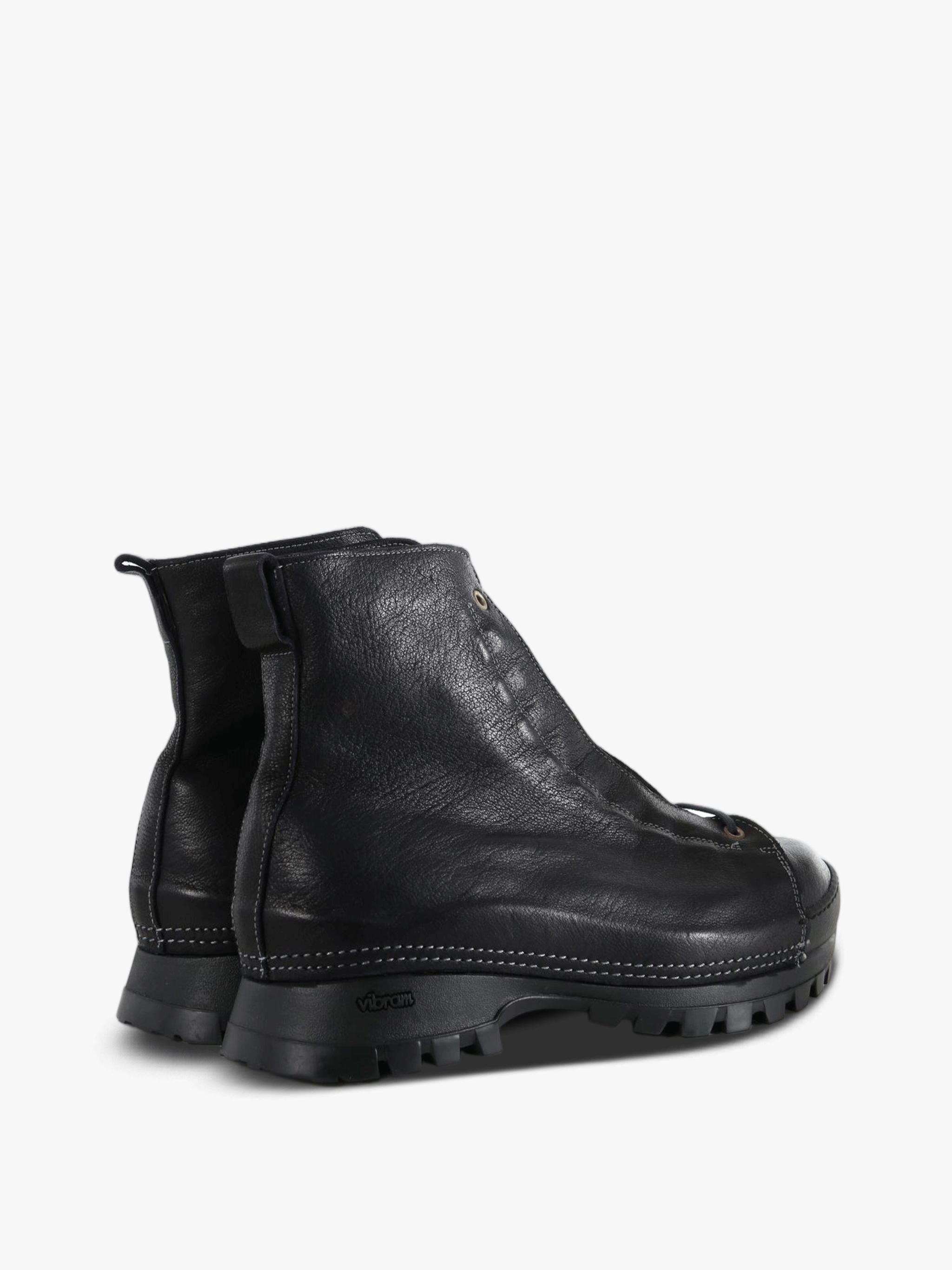Black boots, side view