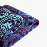 Blue scarf, front view