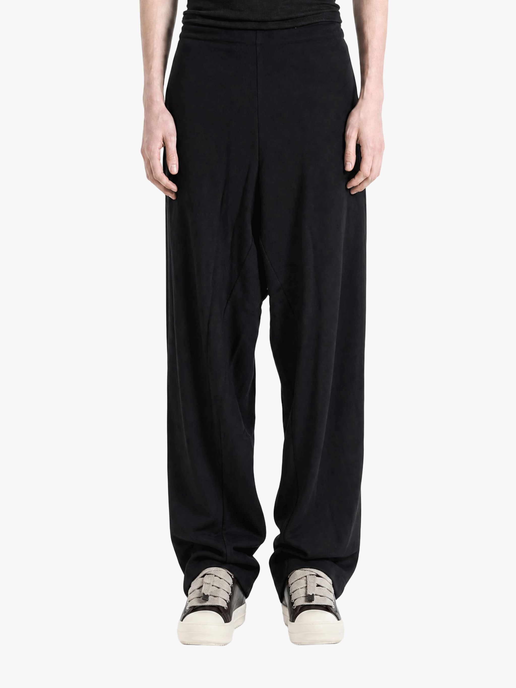 Black pants, full body view