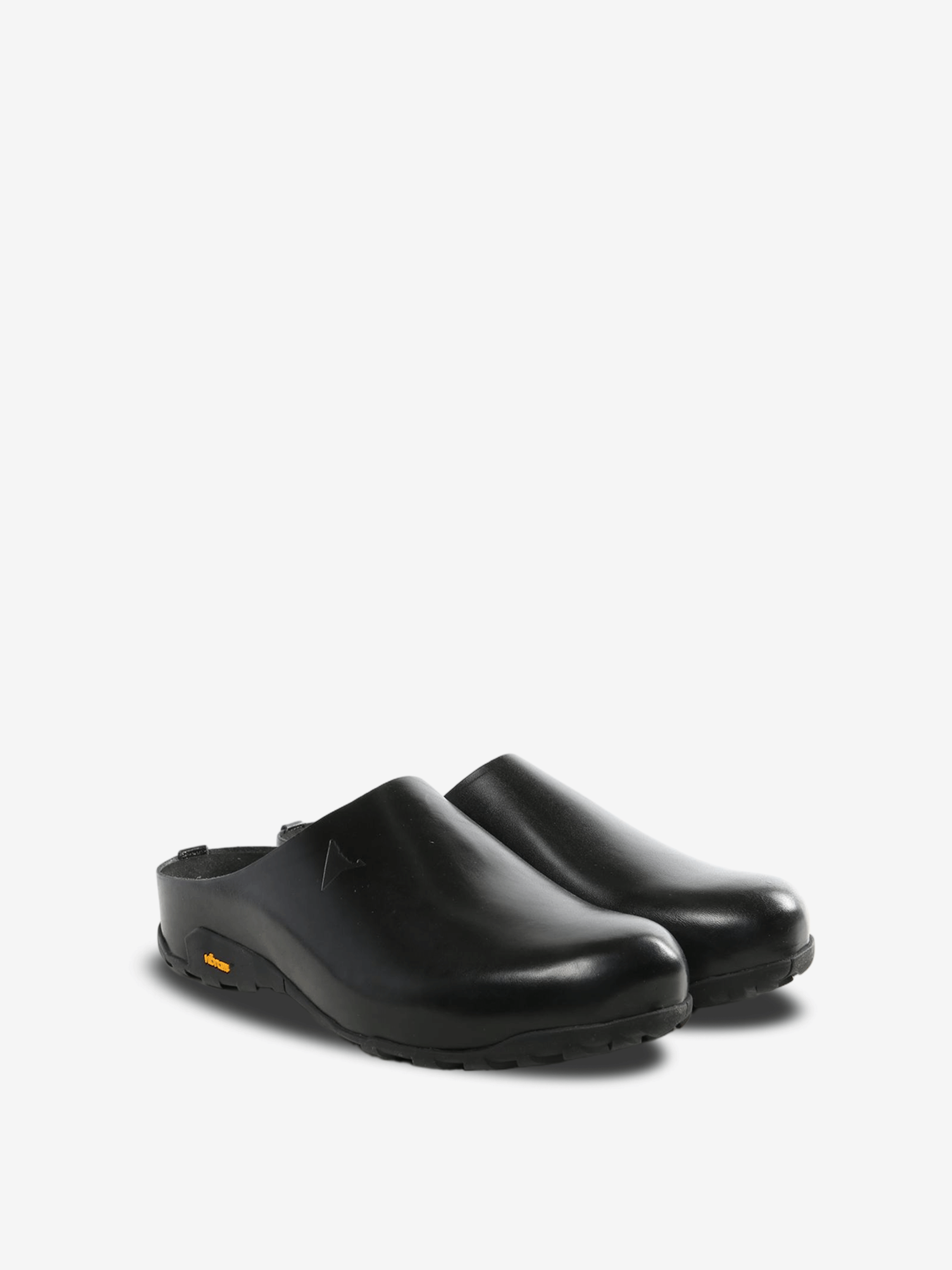 Black sneakers, side view