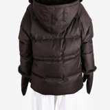 Brown jacket, full body view