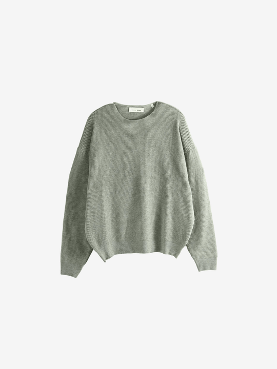 Grey sweater, front view