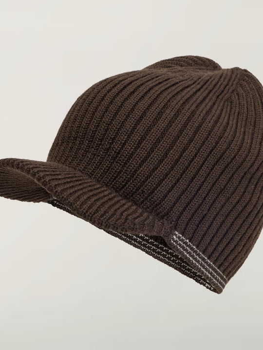 Brown hat, front view