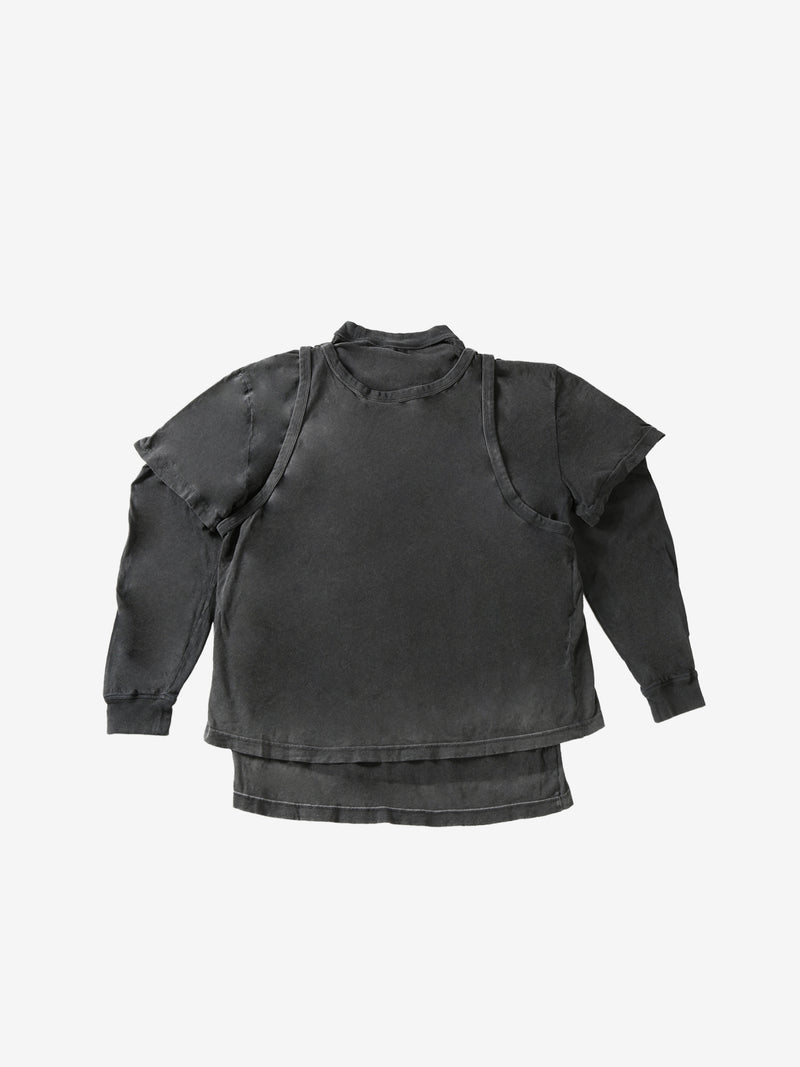 ALEXANDER WANG - Unisex Oversized Triple Layer Tee