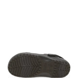 Close up of Black sandals, showing detail