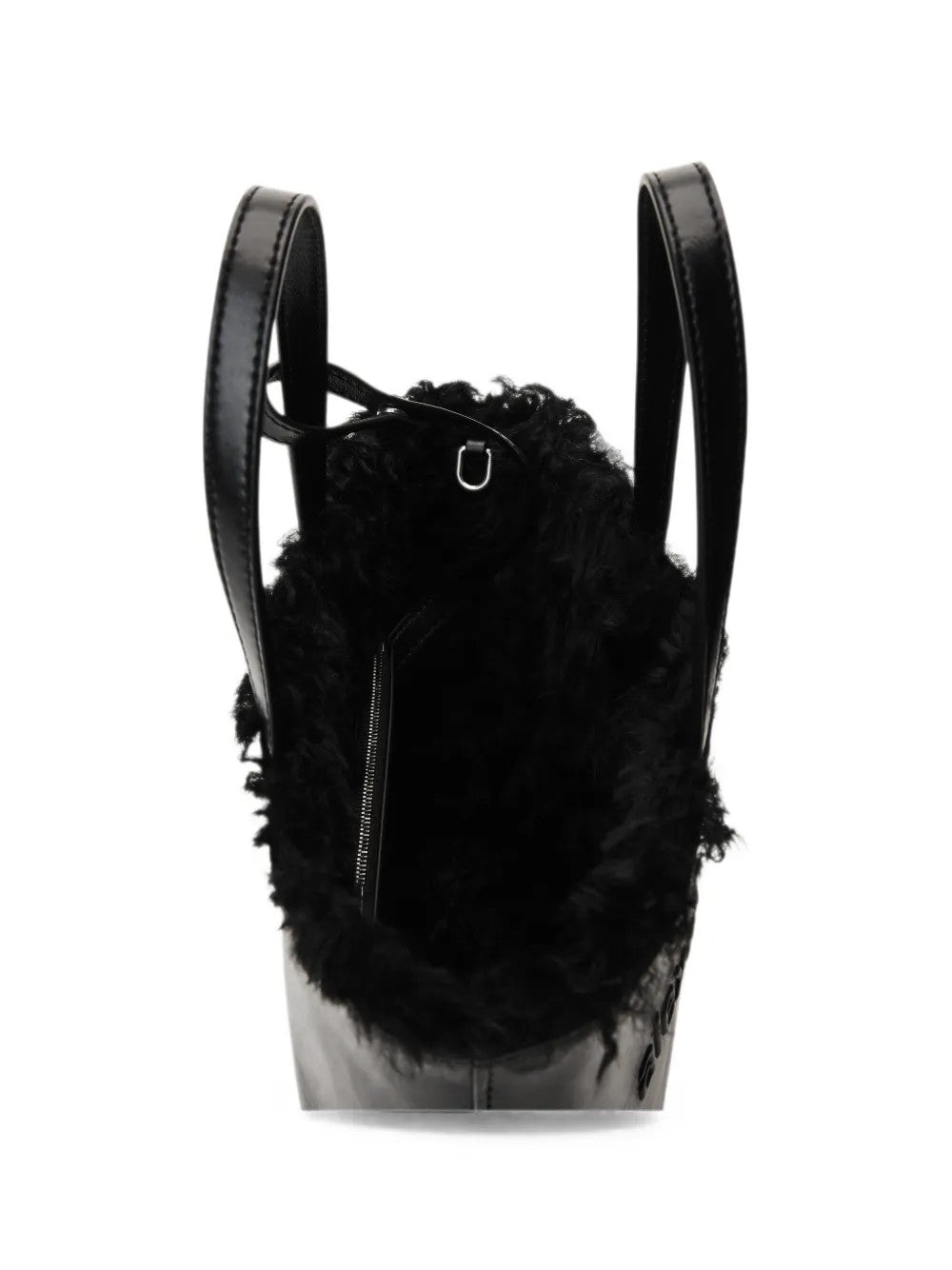 Black bag, back view