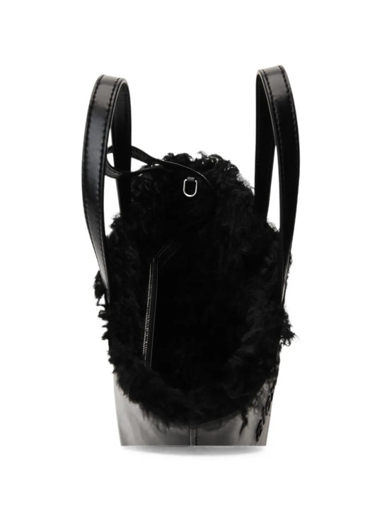 Black bag, back view