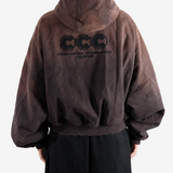 Brown jacket, full body view