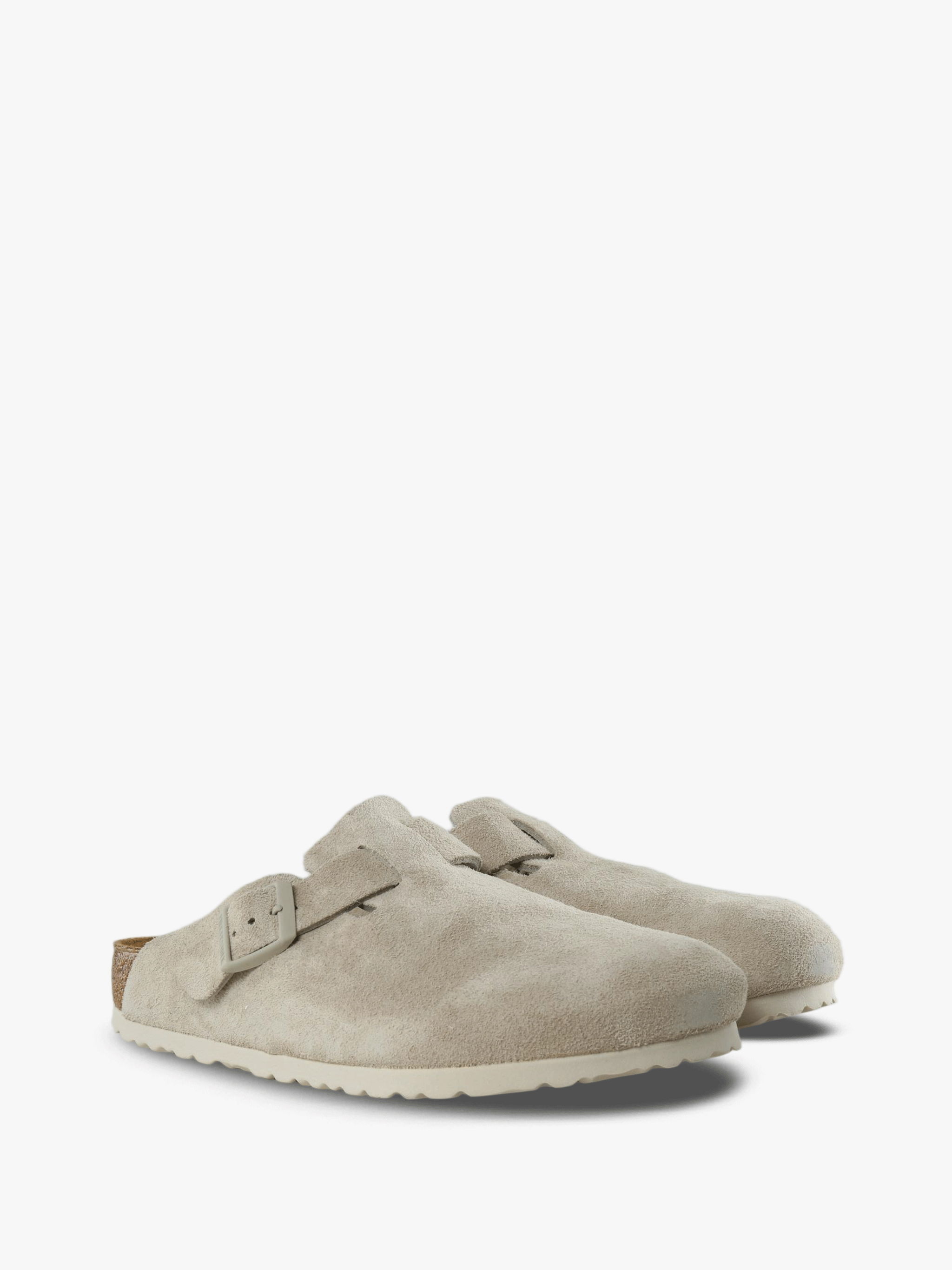 Tan sandals, front view