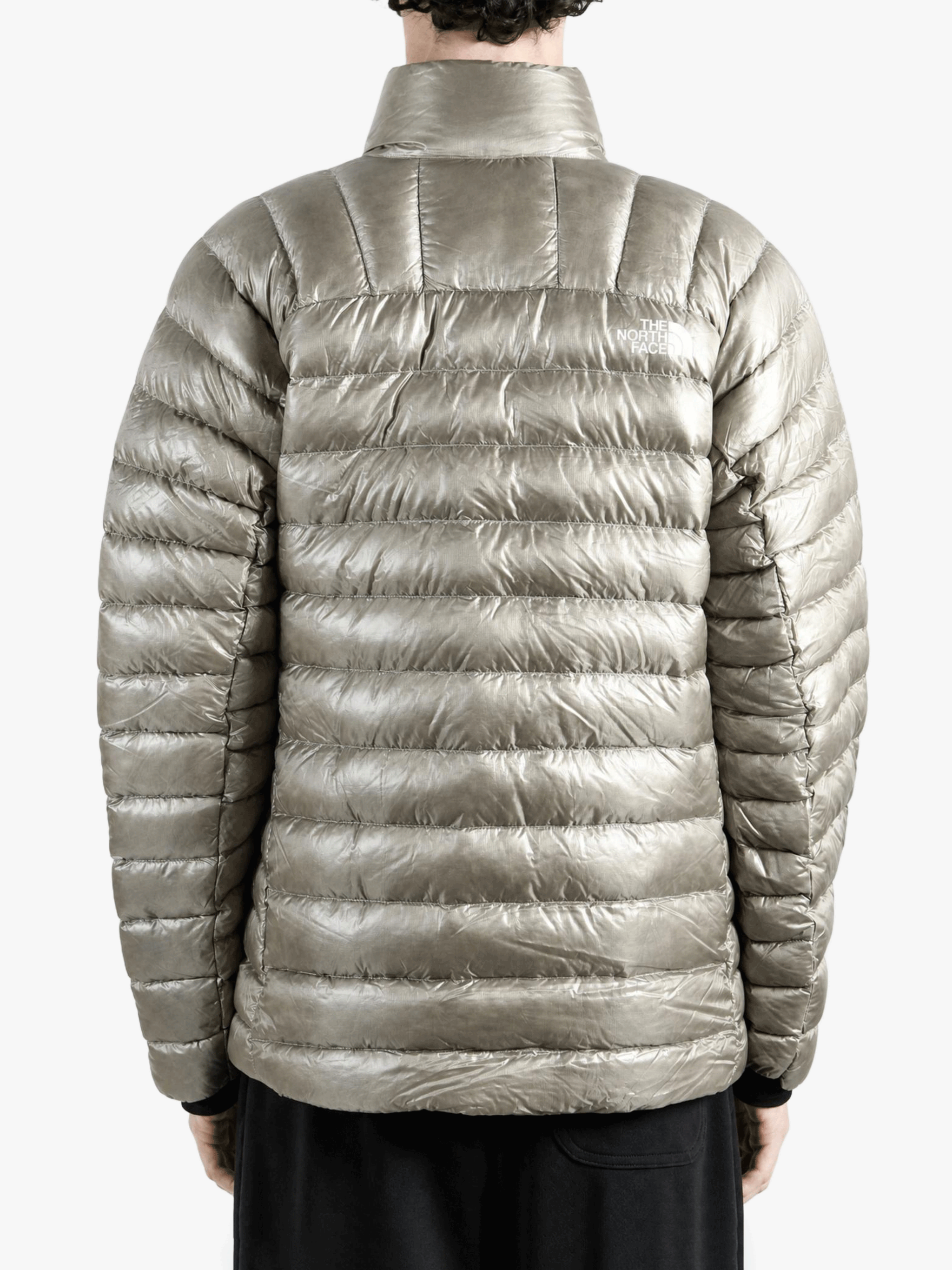 Tan jacket, full body view