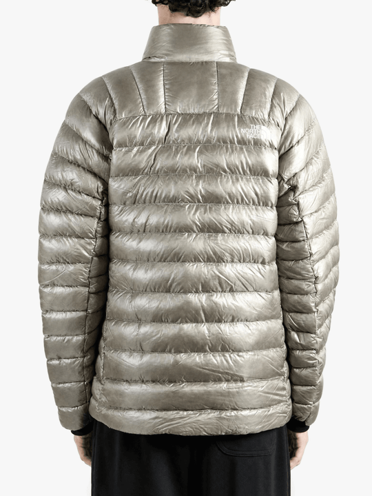 Tan jacket, full body view