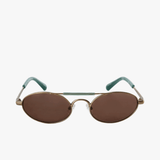 Brown eyewear, front view