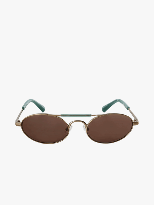 Brown eyewear, front view