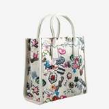 Tan bag, front view