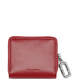 Red accessories, front view