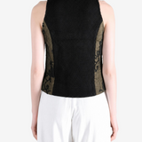 Black top, full body view