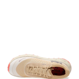 Tan shoes, side view
