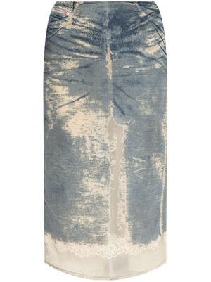 DIESEL - Women Oval De-Pra-Fsf Skirt