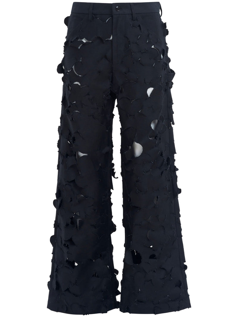 MARNI - Men Circle Laser Cut Trousers