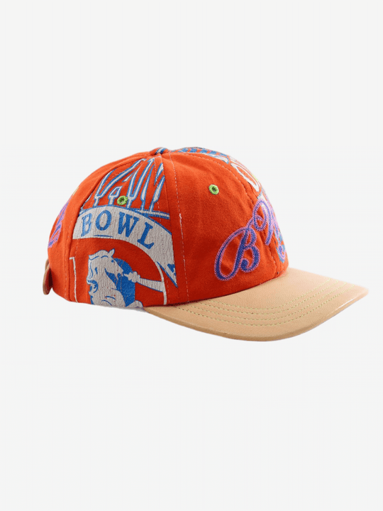 Orange hat, side view