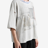 SAITOS - Men Repaired Collar Tee