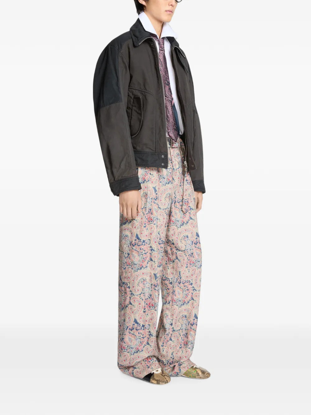 Black jacket, full body view