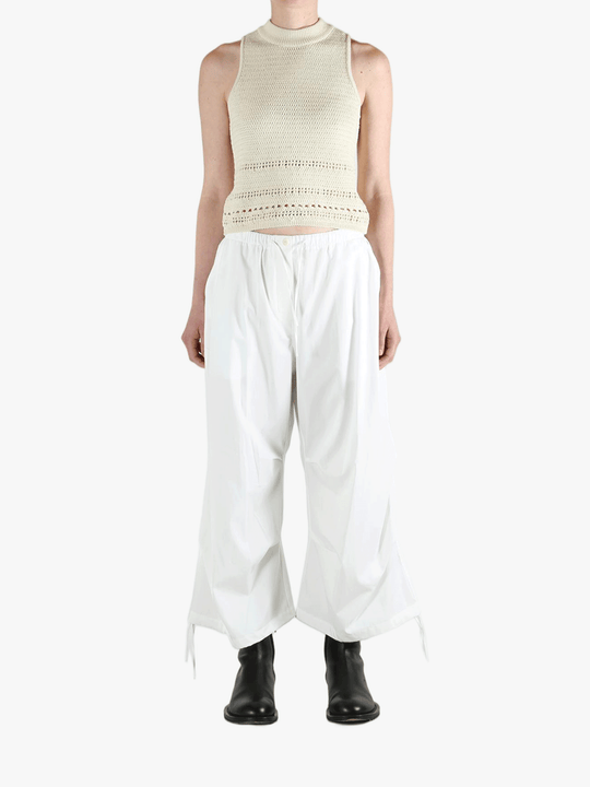 White vest, full body view