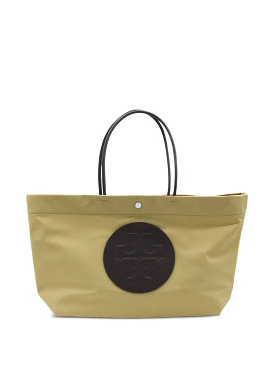 Tan bag, front view