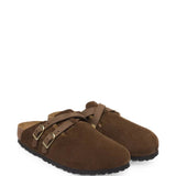 Brown sandals, front view