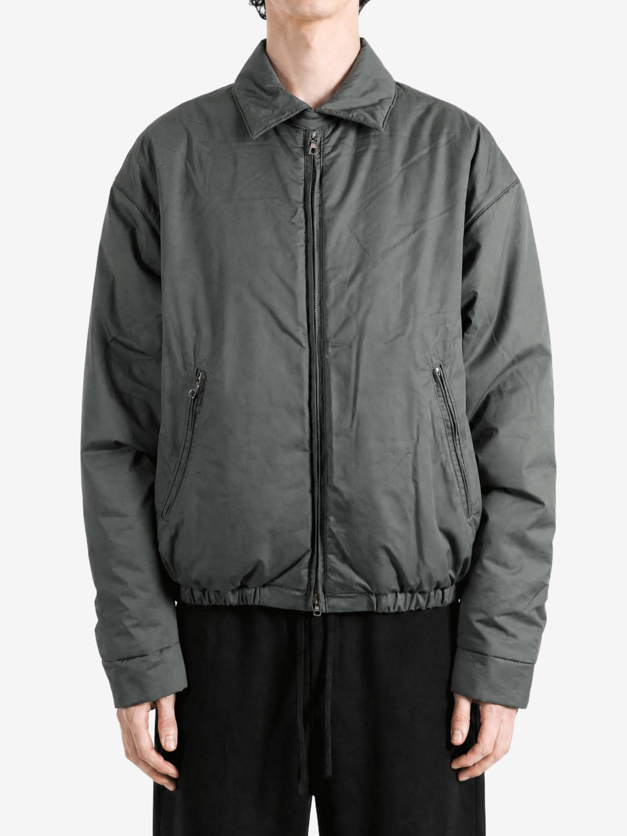 Grey jacket, front view