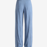 Blue pants, full body view